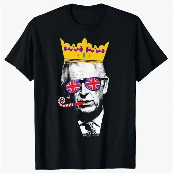 King funny T-shirt size large black - Picture 2 of 2